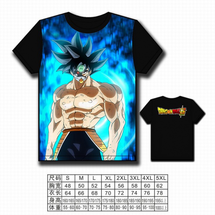 Dragon Ball Full color printed short-sleeved T-shirt S M L XL 2XL 3XL 4XL 5XL