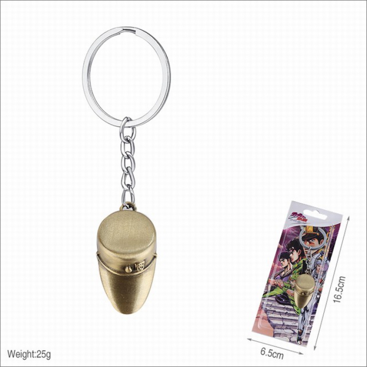 JoJos Bizarre Adventure Keychain pendant 16.5X6.5CM 25G a set price for 5 pcs