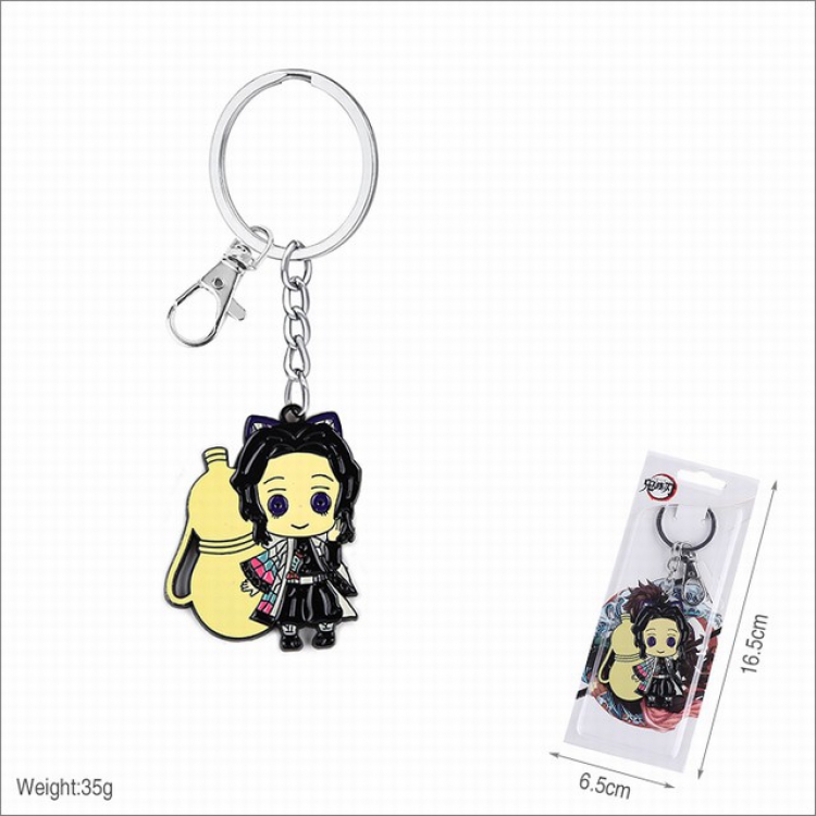 Demon Slayer Kimets Tsuyuri Kanawo Keychain pendant 16.5X6.5CM 35G a set price for 5 pcs