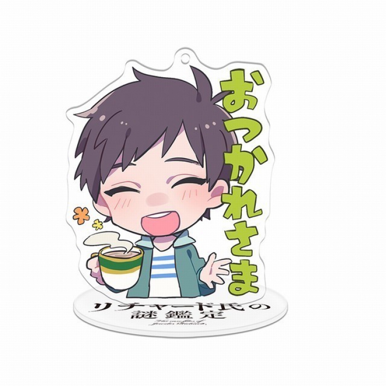 Q version soma Small Standing Plates Acrylic keychain pendant 8-9CM