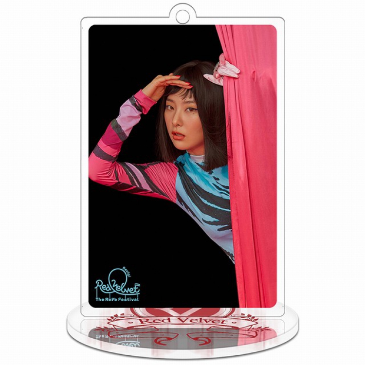  Red Velvet SeulGi Rectangular Small Standing Plates acrylic keychain pendant 8-9CM