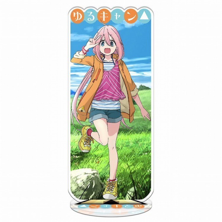 Laid-Back Camp: Room Camp △ Acrylic Standing Plates 20-22CM