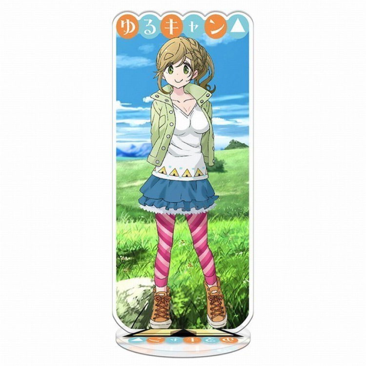 Laid-Back Camp: Room Camp △ Acrylic Standing Plates 20-22CM