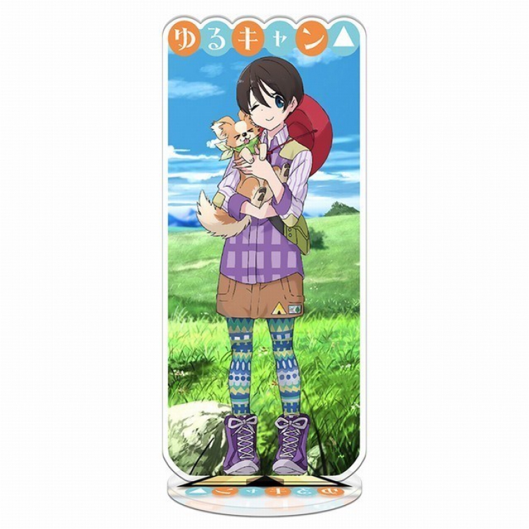 Laid-Back Camp: Room Camp △ Acrylic Standing Plates 20-22CM