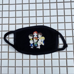 BTS Cartoon dustproof cotton m...