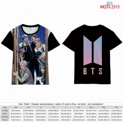 BTS Full color short sleeve t-...