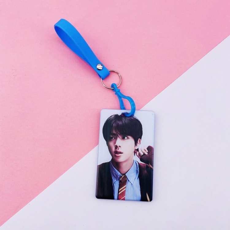 BTS JIN Ferrule Bus card sets 6.5X10.5CM 35G a set price for 5 pcs