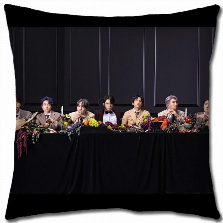 BTS Double-sided full color pillow cushion 45X45CM BS-785 NO FILLING