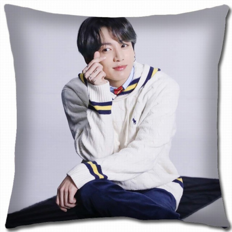 BTS Double-sided full color pillow cushion 45X45CM BS-823 NO FILLING