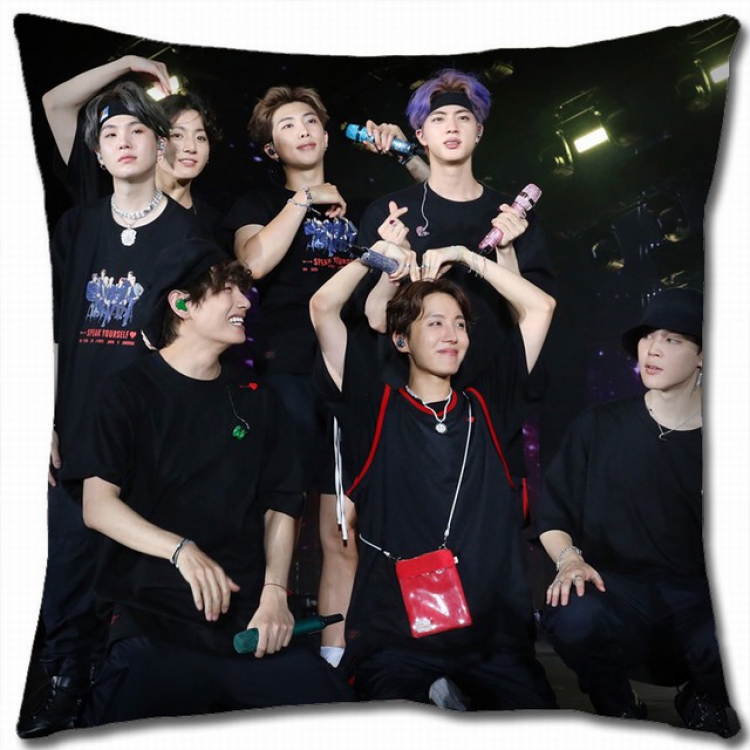 BTS Double-sided full color pillow cushion 45X45CM BS-842 NO FILLING