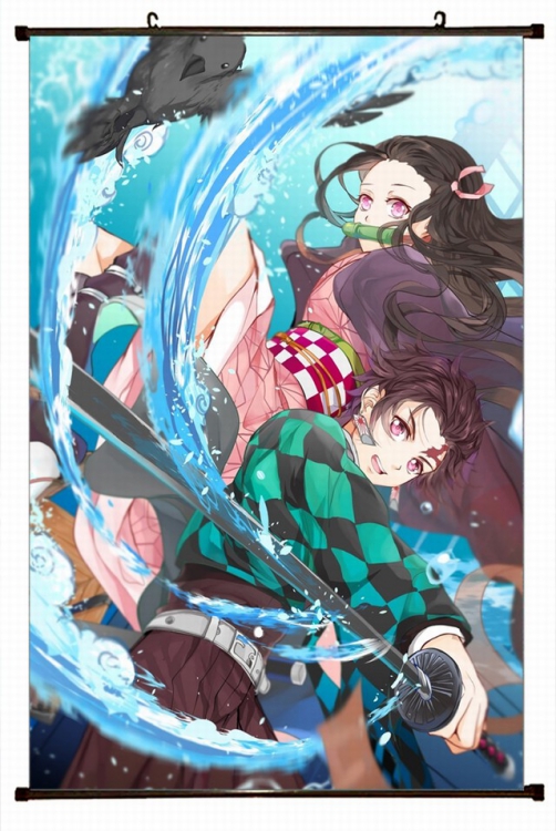 Demon Slayer Kimets Plastic pole cloth painting Wall Scroll 60X90CM preorder 3 days G4-132 NO FILLING