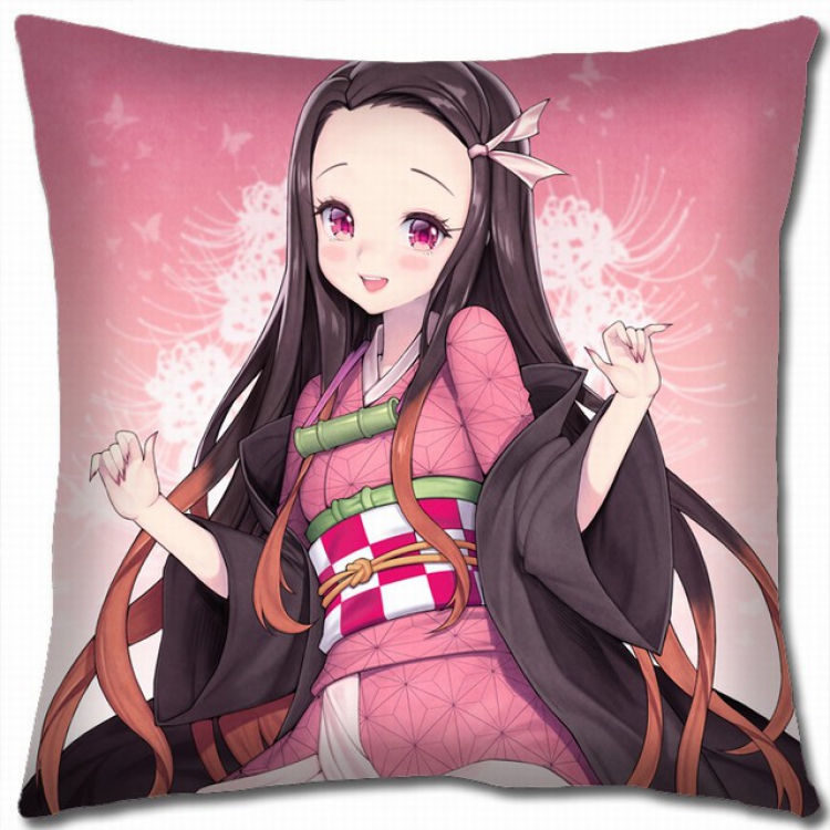 Demon Slayer Kimets Double-sided full color pillow cushion 45X45CM G4-108 NO FILLING
