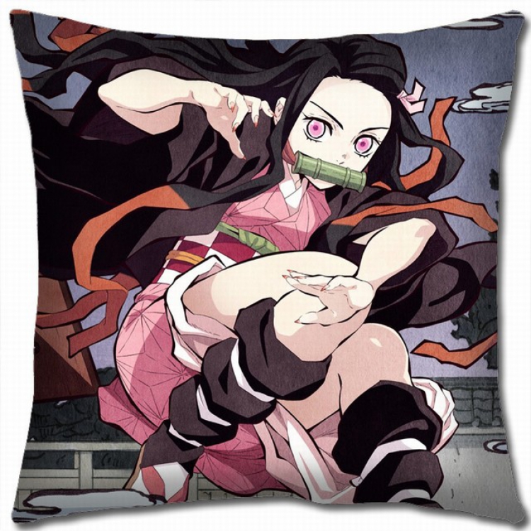 Demon Slayer Kimets Double-sided full color pillow cushion 45X45CM G4-109 NO FILLING