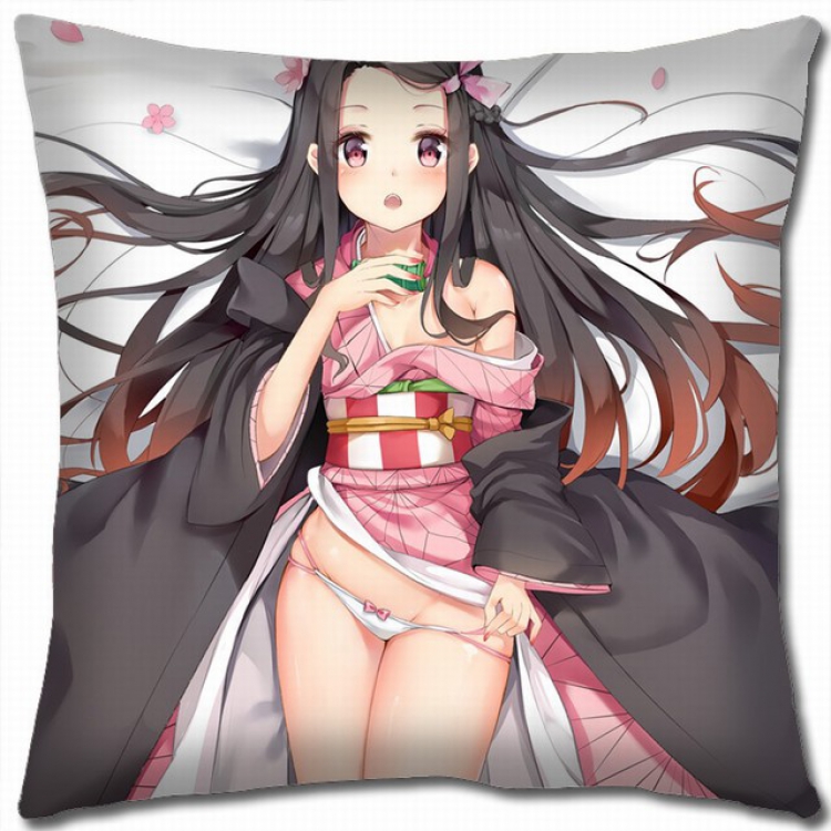 Demon Slayer Kimets Double-sided full color pillow cushion 45X45CM G4-112 NO FILLING