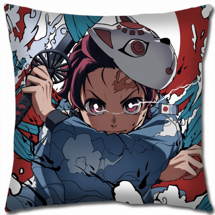 Demon Slayer Kimets Double-sided full color pillow cushion 45X45CM G4-124 NO FILLING