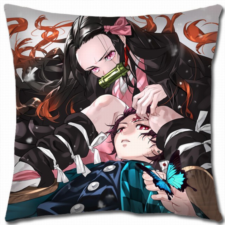 Demon Slayer Kimets Double-sided full color pillow cushion 45X45CM G4-125 NO FILLING
