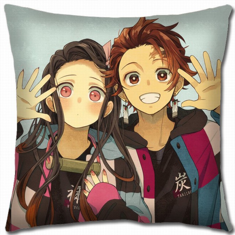 Demon Slayer Kimets Double-sided full color pillow cushion 45X45CM G4-128 NO FILLING