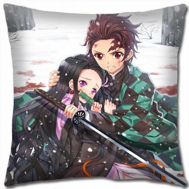 Demon Slayer Kimets Double-sided full color pillow cushion 45X45CM G4-131 NO FILLING