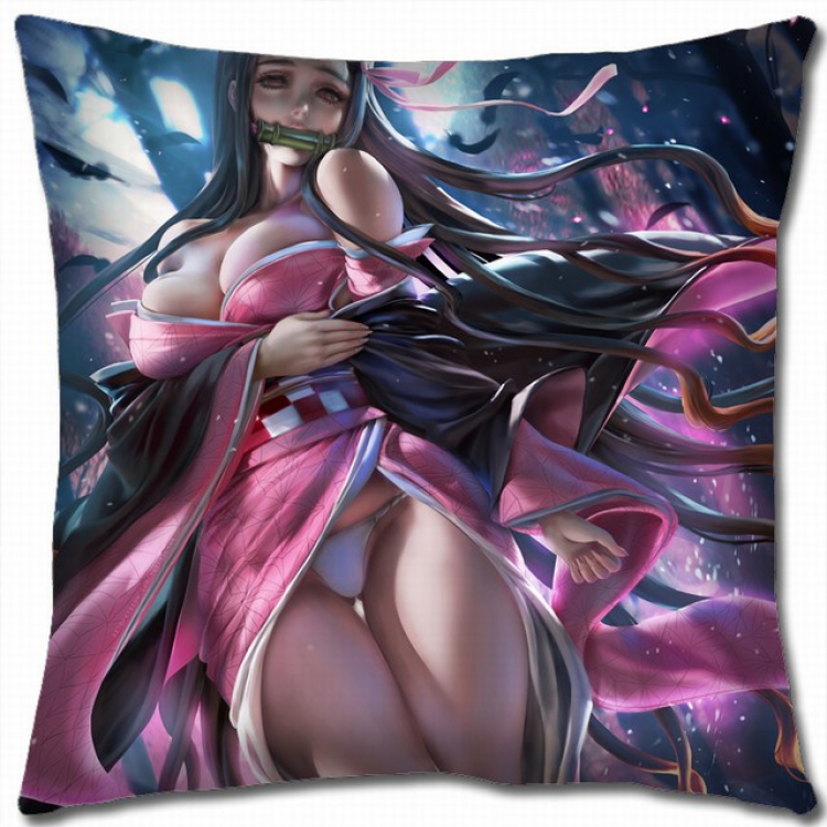Demon Slayer Kimets Double-sided full color pillow cushion 45X45CM G4-80 NO FILLING