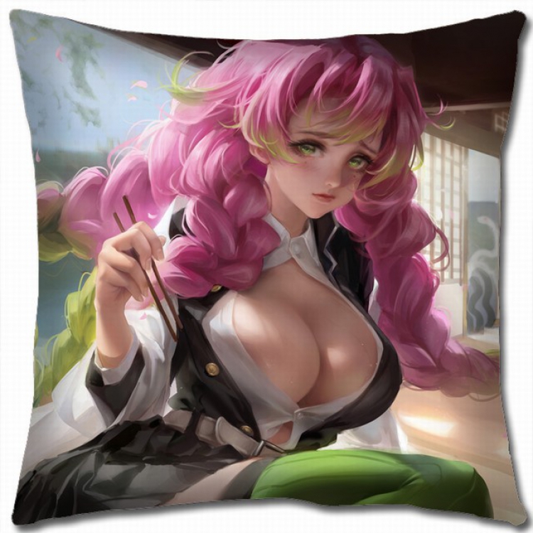 Demon Slayer Kimets Double-sided full color pillow cushion 45X45CM G4-77 NO FILLING