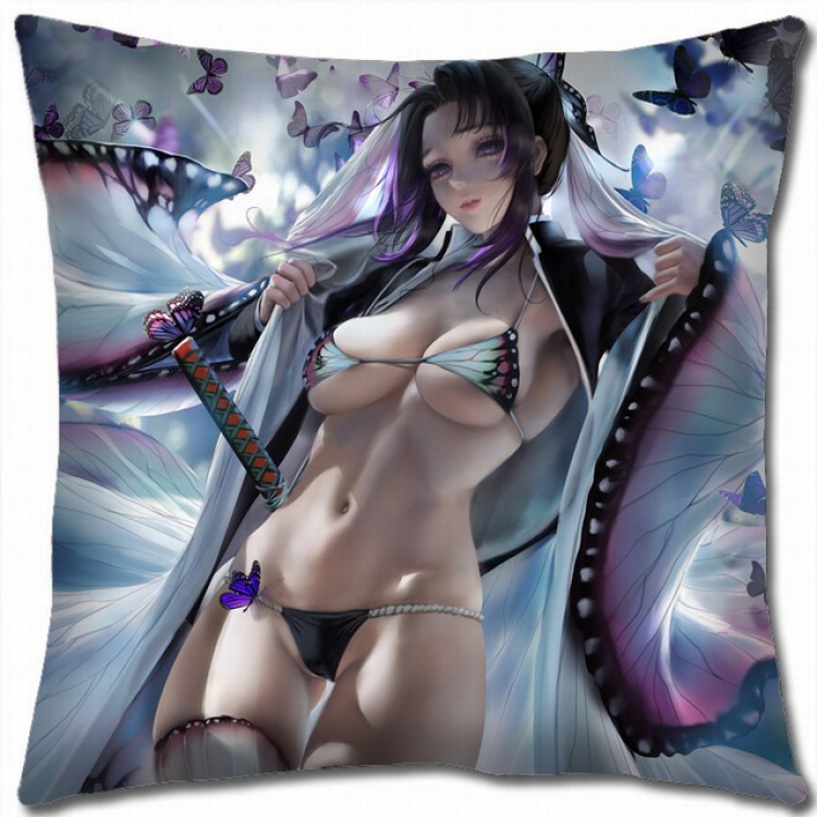 Demon Slayer Kimets Double-sided full color pillow cushion 45X45CM G4-81 NO FILLING