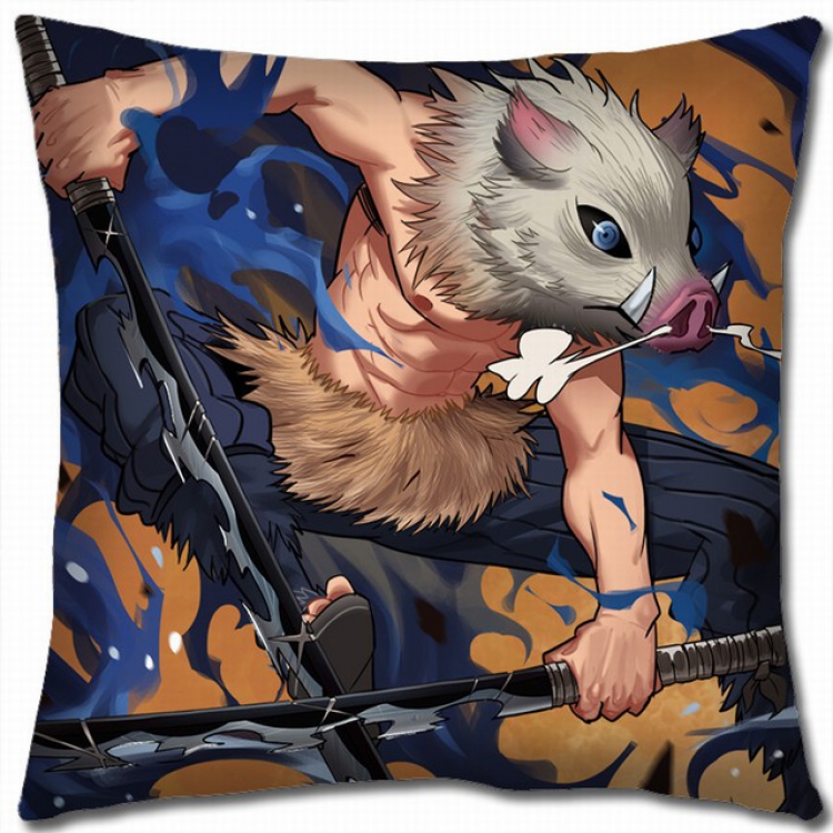 Demon Slayer Kimets Double-sided full color pillow cushion 45X45CM G4-91 NO FILLING