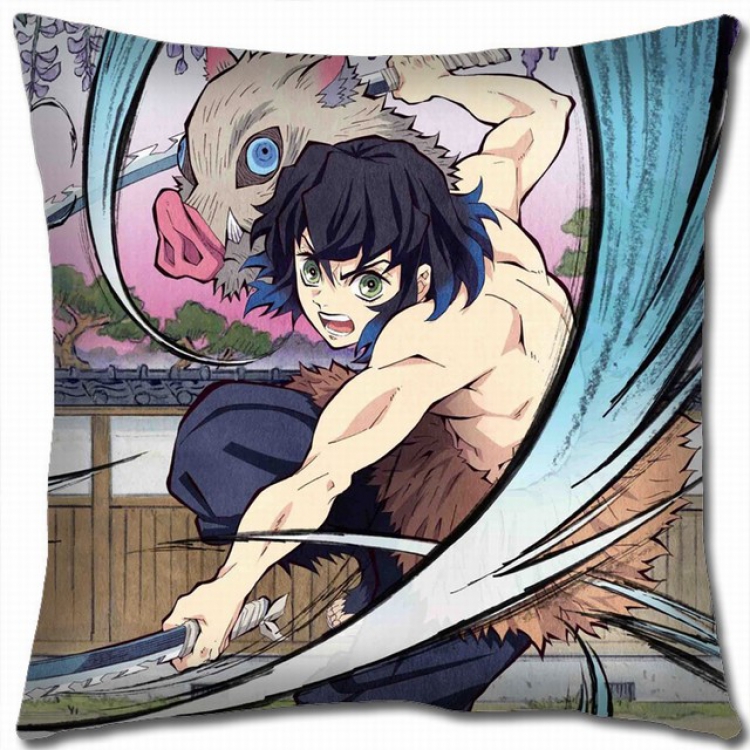 Demon Slayer Kimets Double-sided full color pillow cushion 45X45CM G4-93 NO FILLING