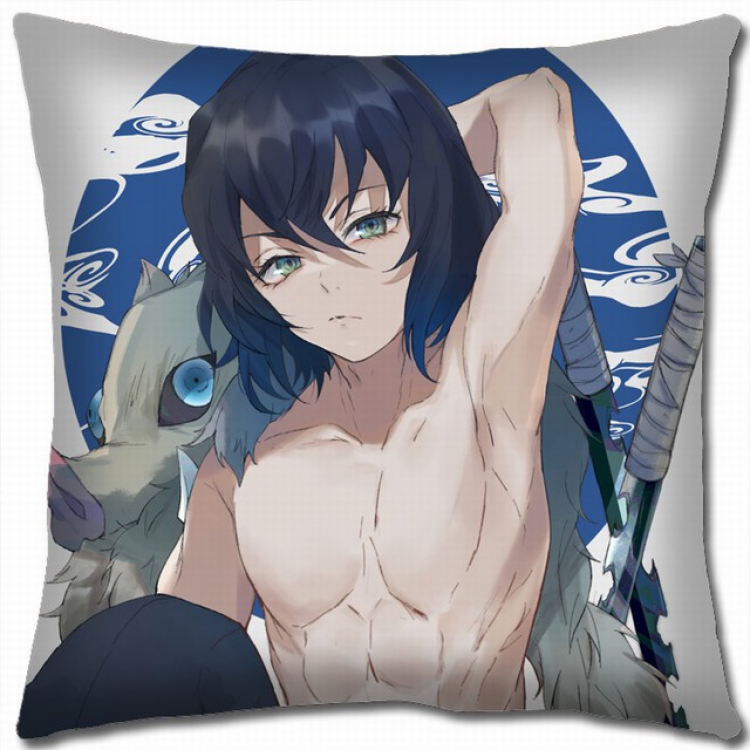 Demon Slayer Kimets Double-sided full color pillow cushion 45X45CM G4-92 NO FILLING