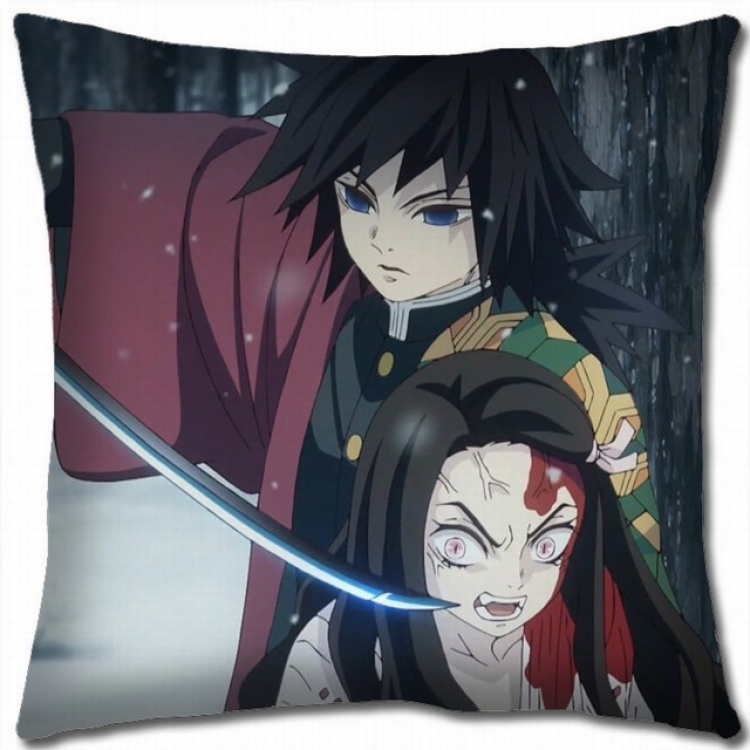 Demon Slayer Kimets Double-sided full color pillow cushion 45X45CM G4-96 NO FILLING