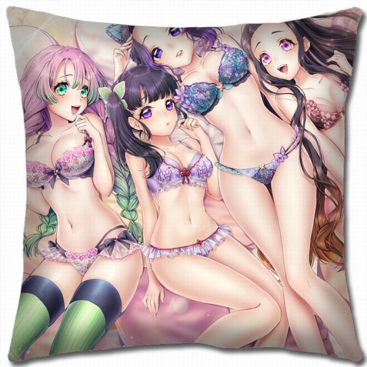 Demon Slayer Kimets Double-sided full color pillow cushion 45X45CM G4-193 NO FILLING
