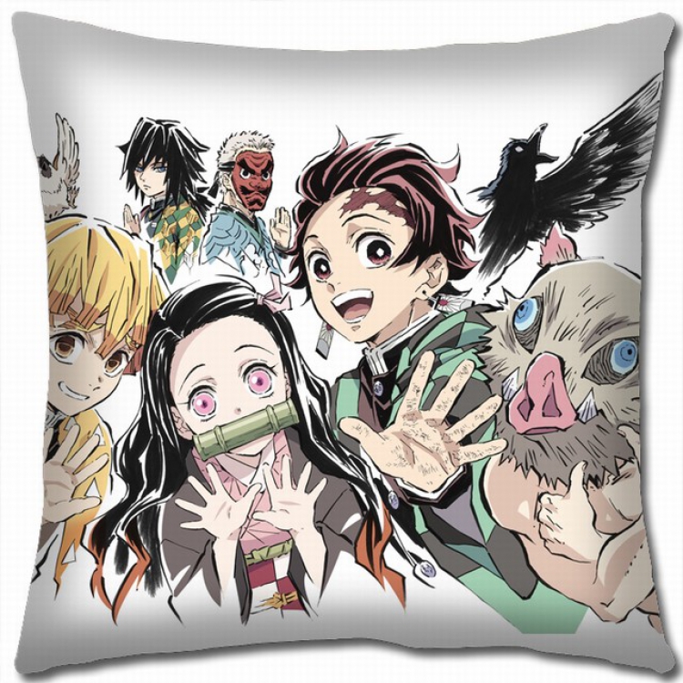Demon Slayer Kimets Double-sided full color pillow cushion 45X45CM G4-189 NO FILLING