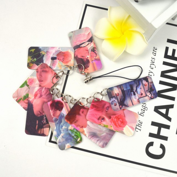 BTS Keychain pendant Hanging chain a set price for 5 pcs