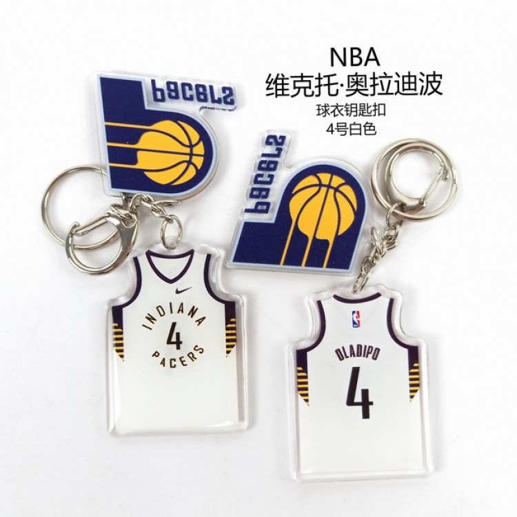 NBA Victor Oladipo Popular jerseys Keychain Pendant a set price for 5 pcs