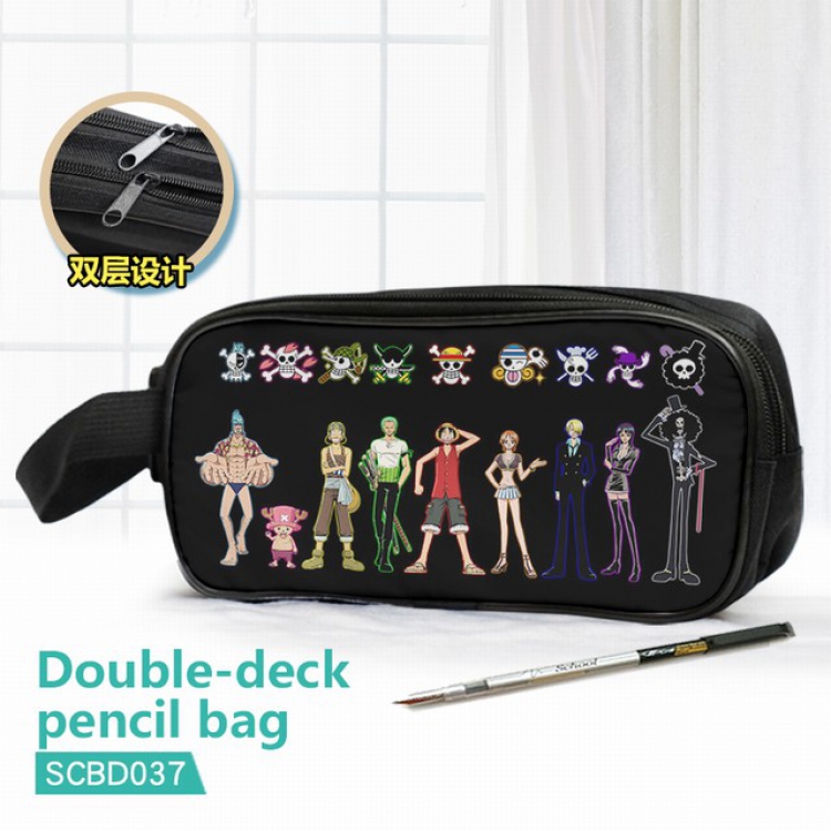 One Piece Double waterproof pencil case 25X7X12CM-SCBD037