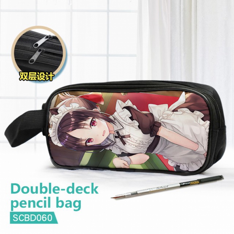 Kaguya-sama wa kokurasetai Double waterproof pencil case 25X7X12CM-SCBD060