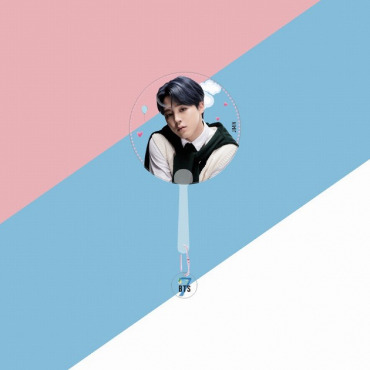 BTS JIMIN Round fan 28CM 25G a set price for 5 pcs