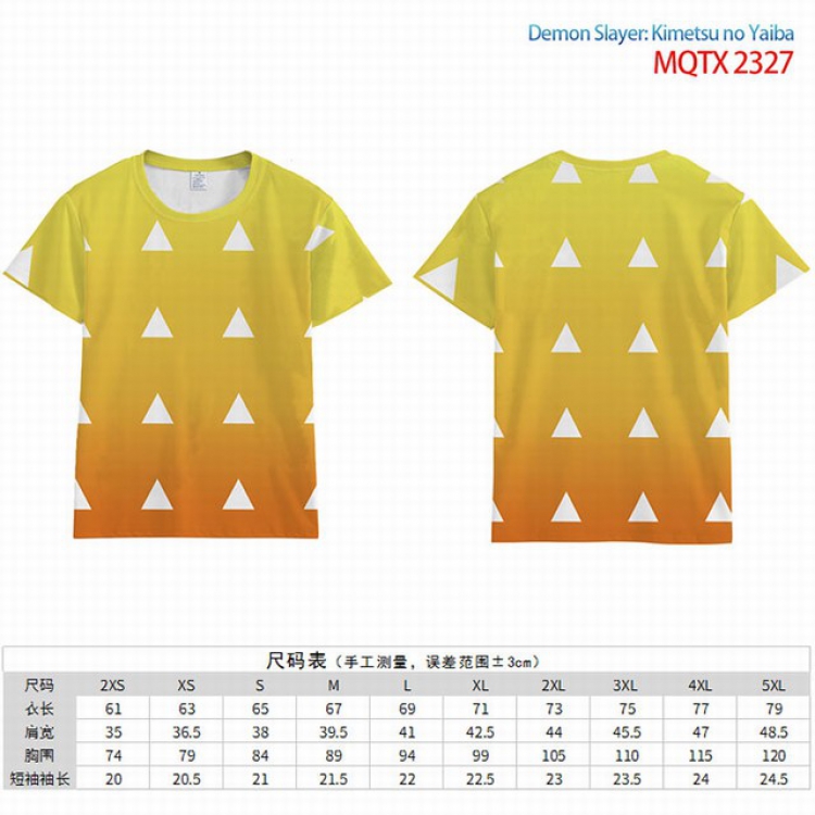 Demon Slayer Kimets Full color short sleeve t-shirt 10 sizes from 2XS to 5XL MQTX-2327