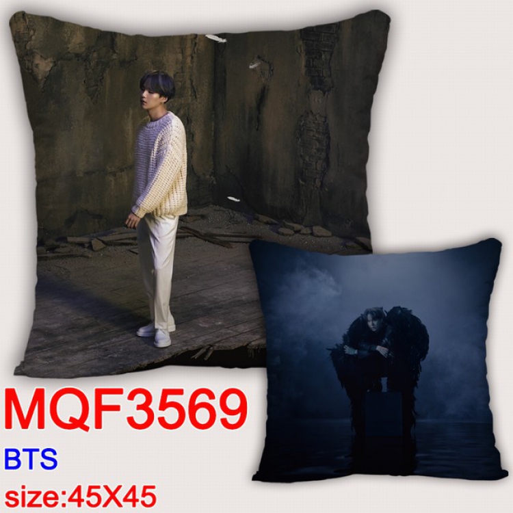 BTS Double-sided full color pillow dragon ball 45X45CM MQF 3569 NO FILLING