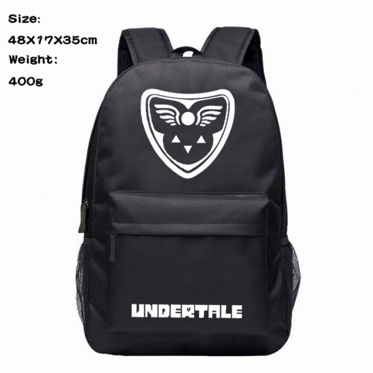Undertale Anime 600D Canvas Backpack 48X17X35CM 400G