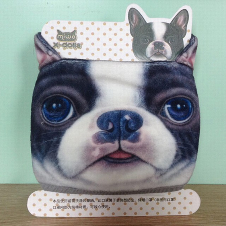 Cartoon animal anti-fog dust-proof fashion creative cotton masks a set price for 10 pcs