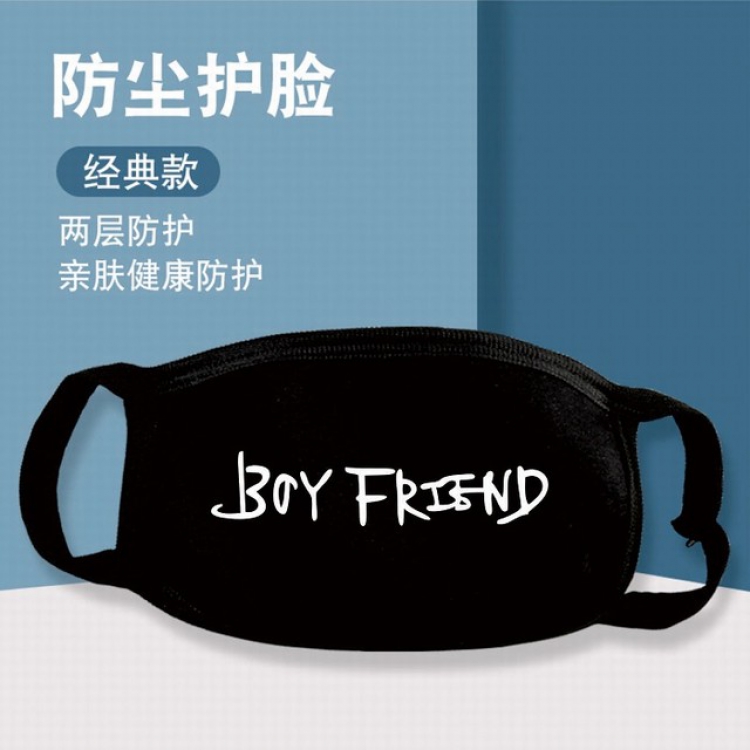 XKZ043-BOYFRIEND Two-layer protective dust masks a set price for 10 pcs