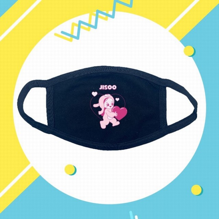 Blackpink Jisoo Dustproof breathable cotton masks a set price for 10 pcs