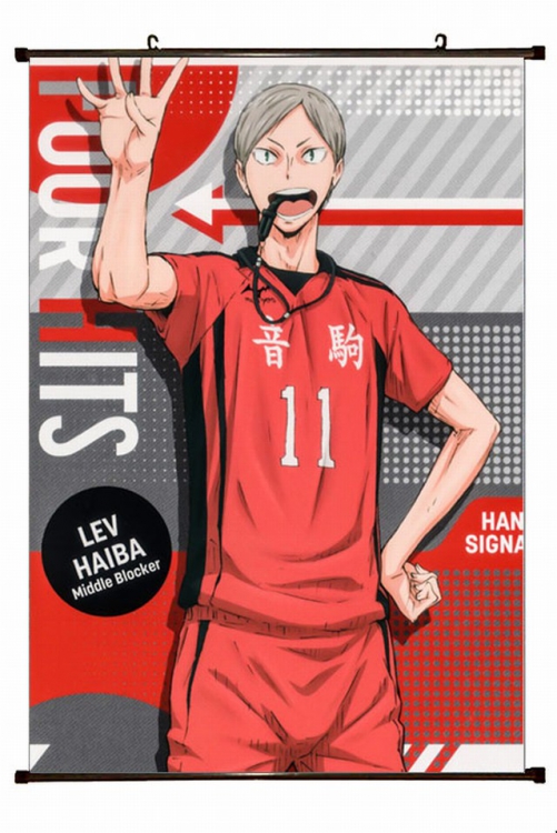 Haikyuu!! Plastic pole cloth painting Wall Scroll 60X90CM   p1-180