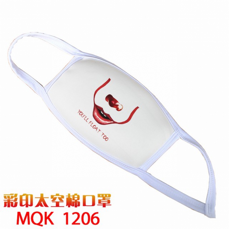Stephen King's It Color printing Space cotton Masks price for 5 pcs MQK1206