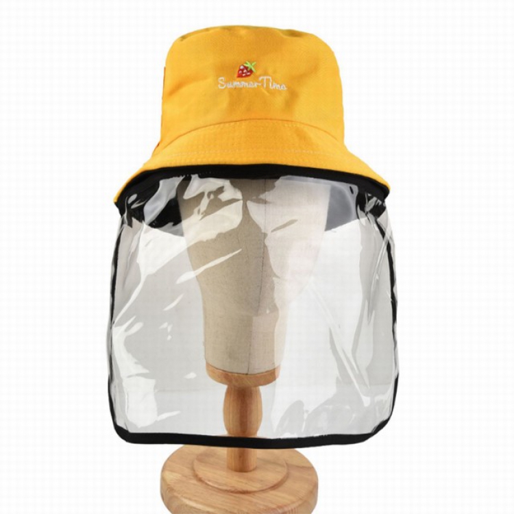 Anti-fog anti-saliva mask fisherman hat removable dual-use protective cap a set price for 2 pcs 