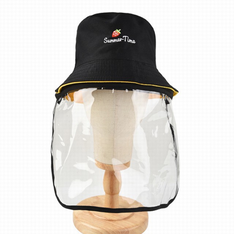 Anti-fog anti-saliva mask fisherman hat removable dual-use protective cap a set price for 2 pcs 