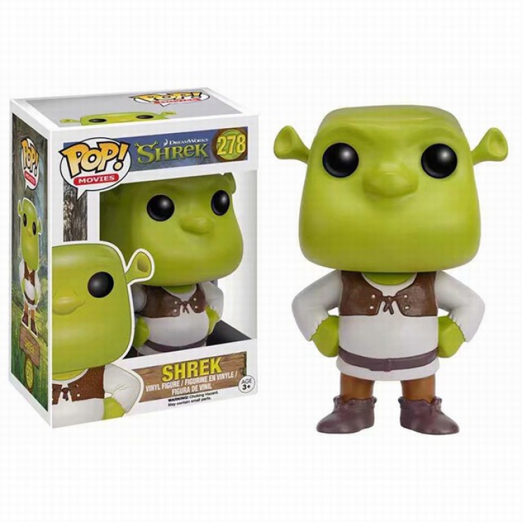 POP278  Shrek Boxed Figure Decoration Model About 10CM