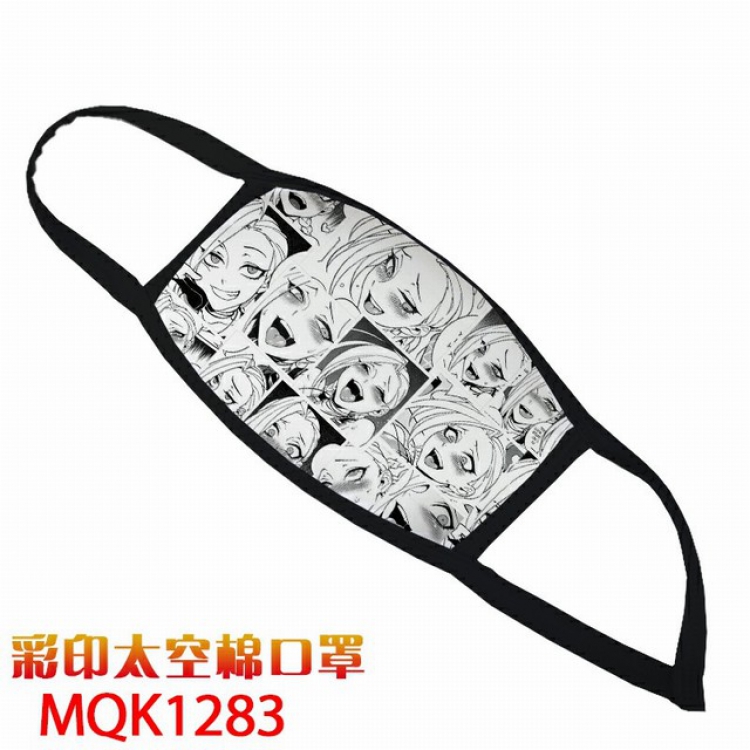 Ahegao Color printing Space cotton Masks price for 5 pcs MQK1283
