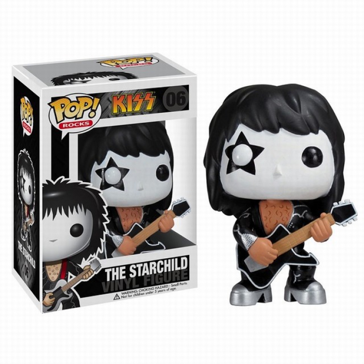 POP06 KISS band Boxed Figure Decoration Model About 10CM