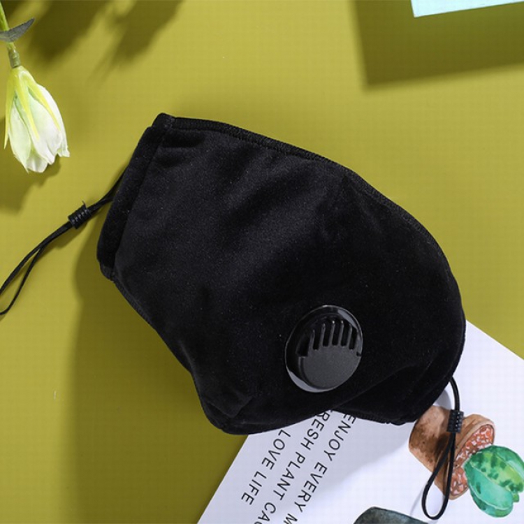 Black valve with 5 layers of protection dust-proof masks, 1 PM2.5 filter a set price for 3 pcs
